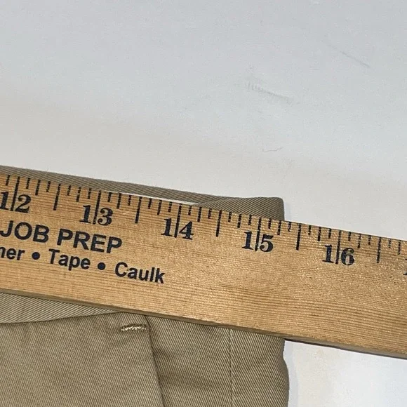 Polo Ralph Lauren Shorts Mens 29 Beige Tan Chino Cotton Twill All Over Pony Logo - Picture 9 of 11